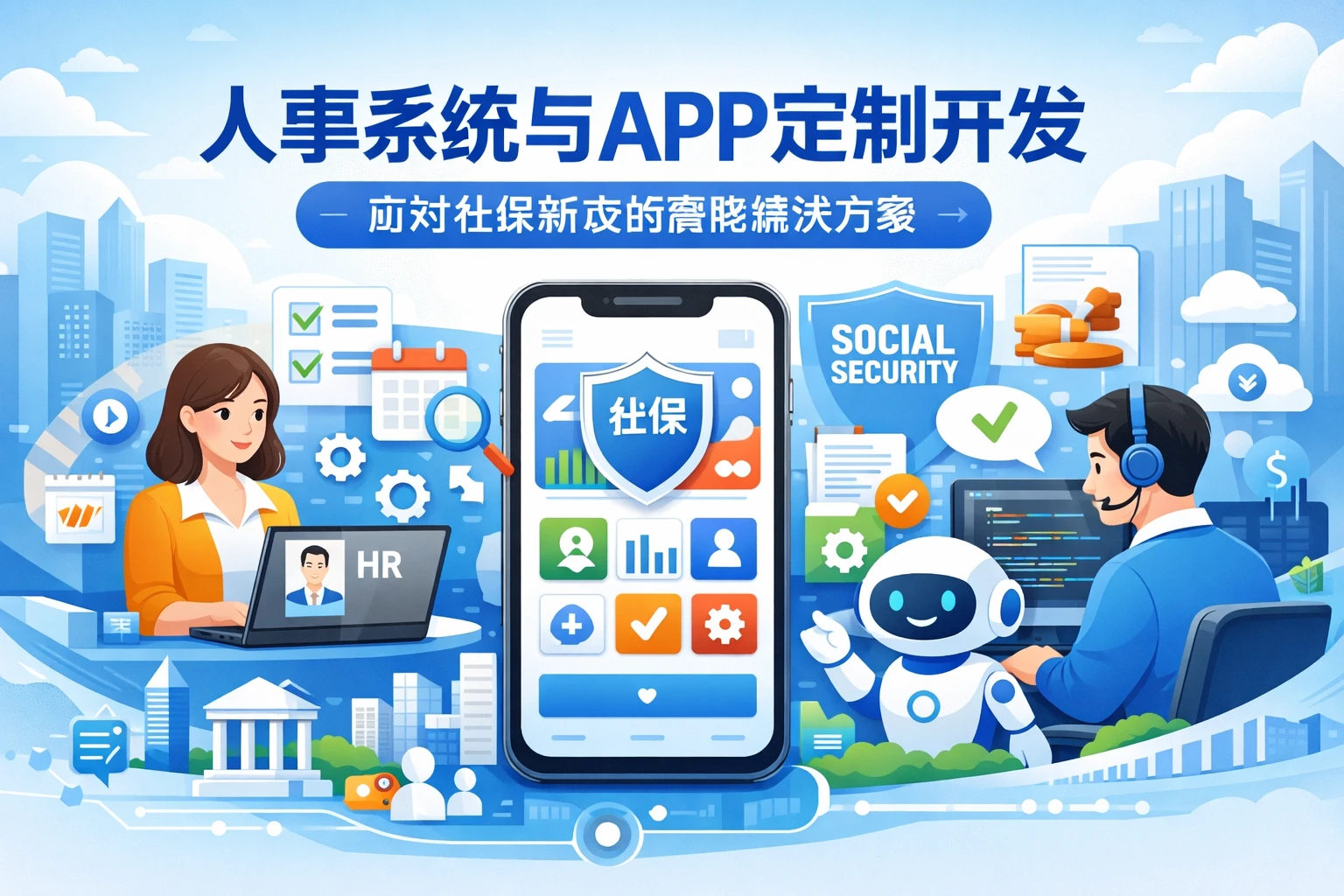 人事系统与APP定制开发：应对社保新政的智能解决方案