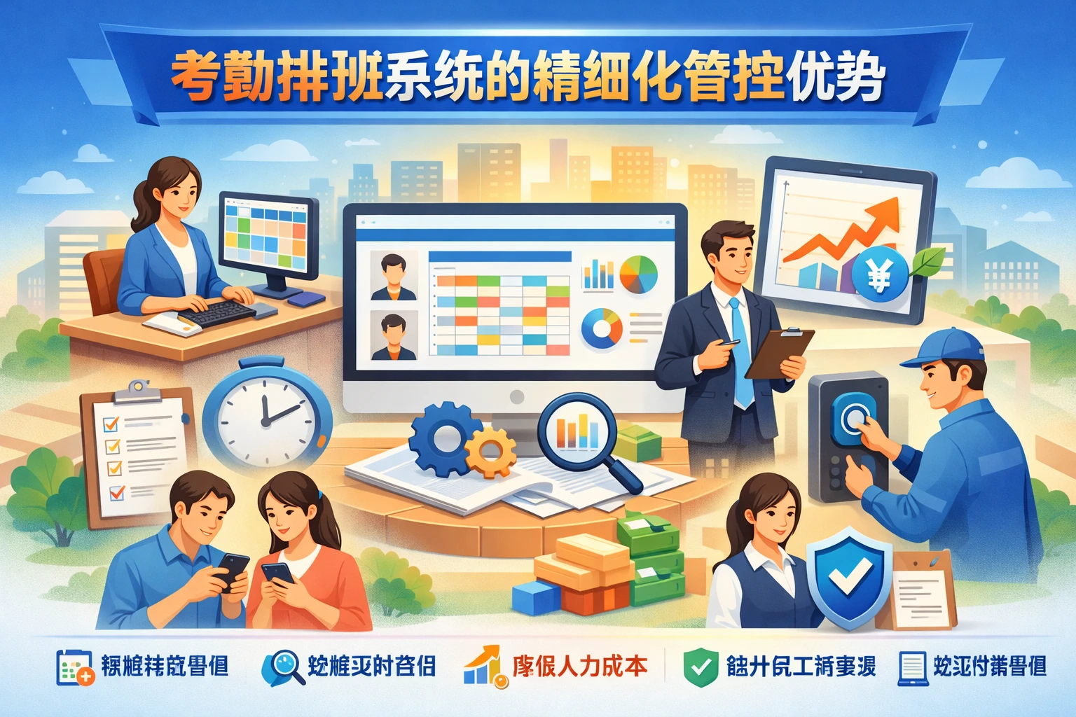 考勤排班系统的精细化管控优势