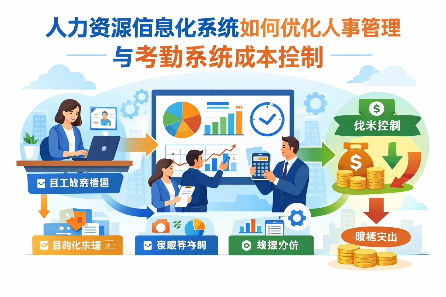 人力资源信息化系统如何优化人事管理与考勤系统成本控制