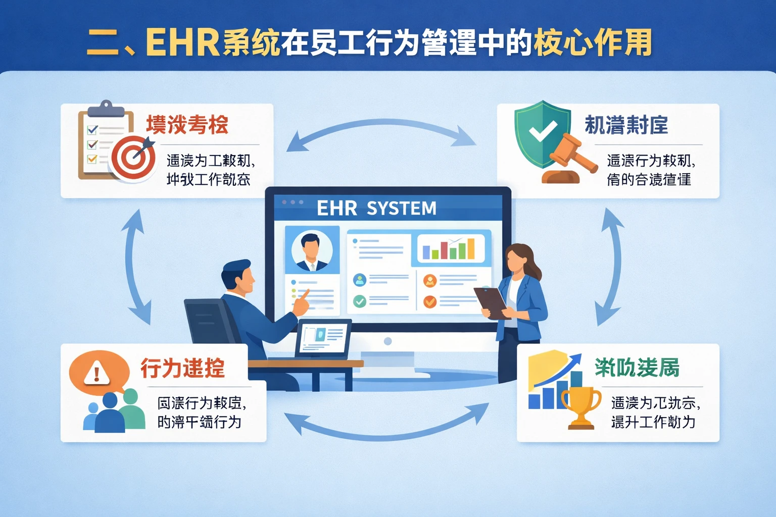 二、EHR系统在员工行为管理中的核心作用