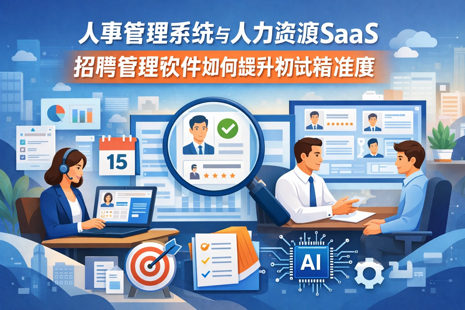 人事管理系统与人力资源SaaS：招聘管理软件如何提升初试精准度