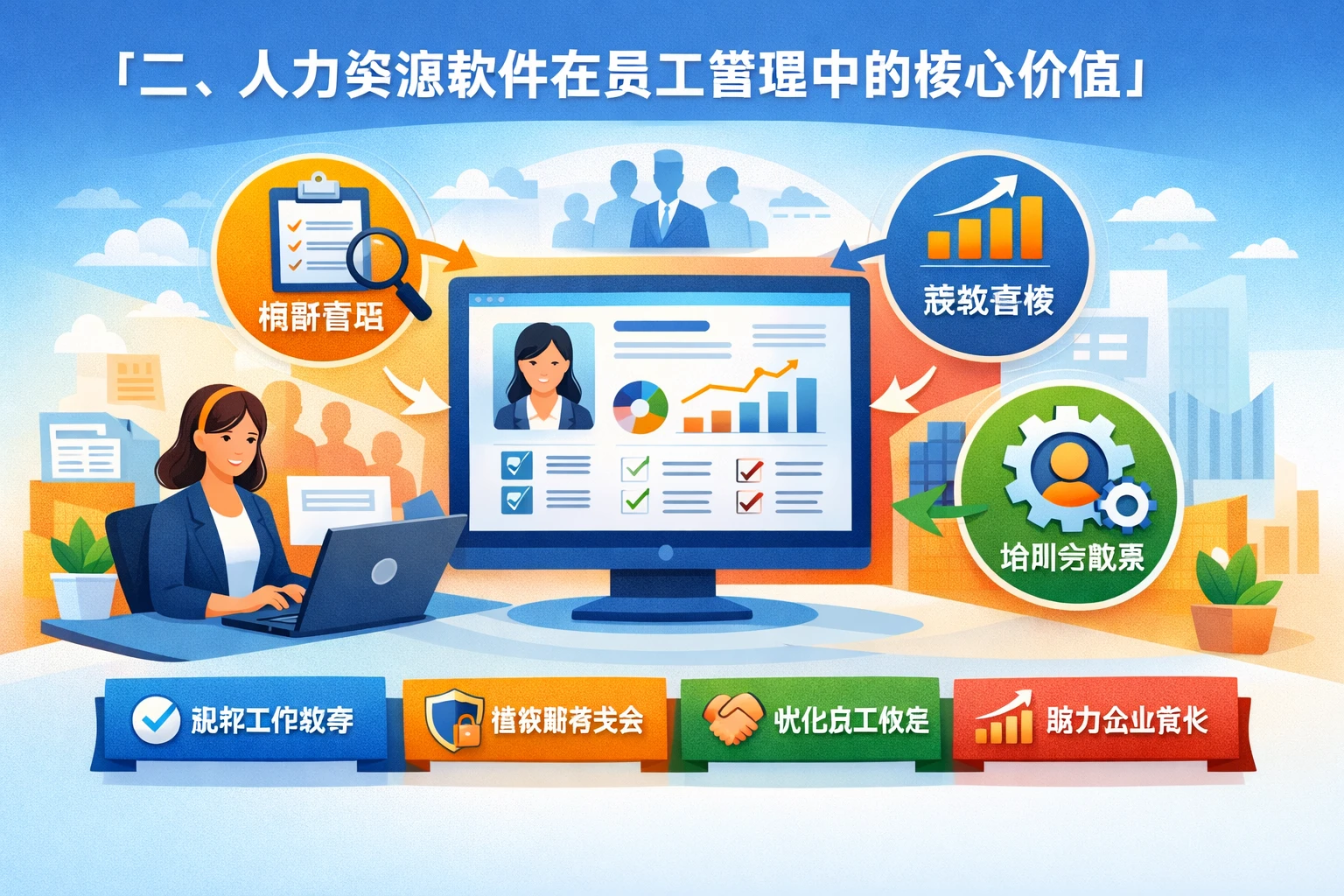二、人力资源软件在员工管理中的核心价值