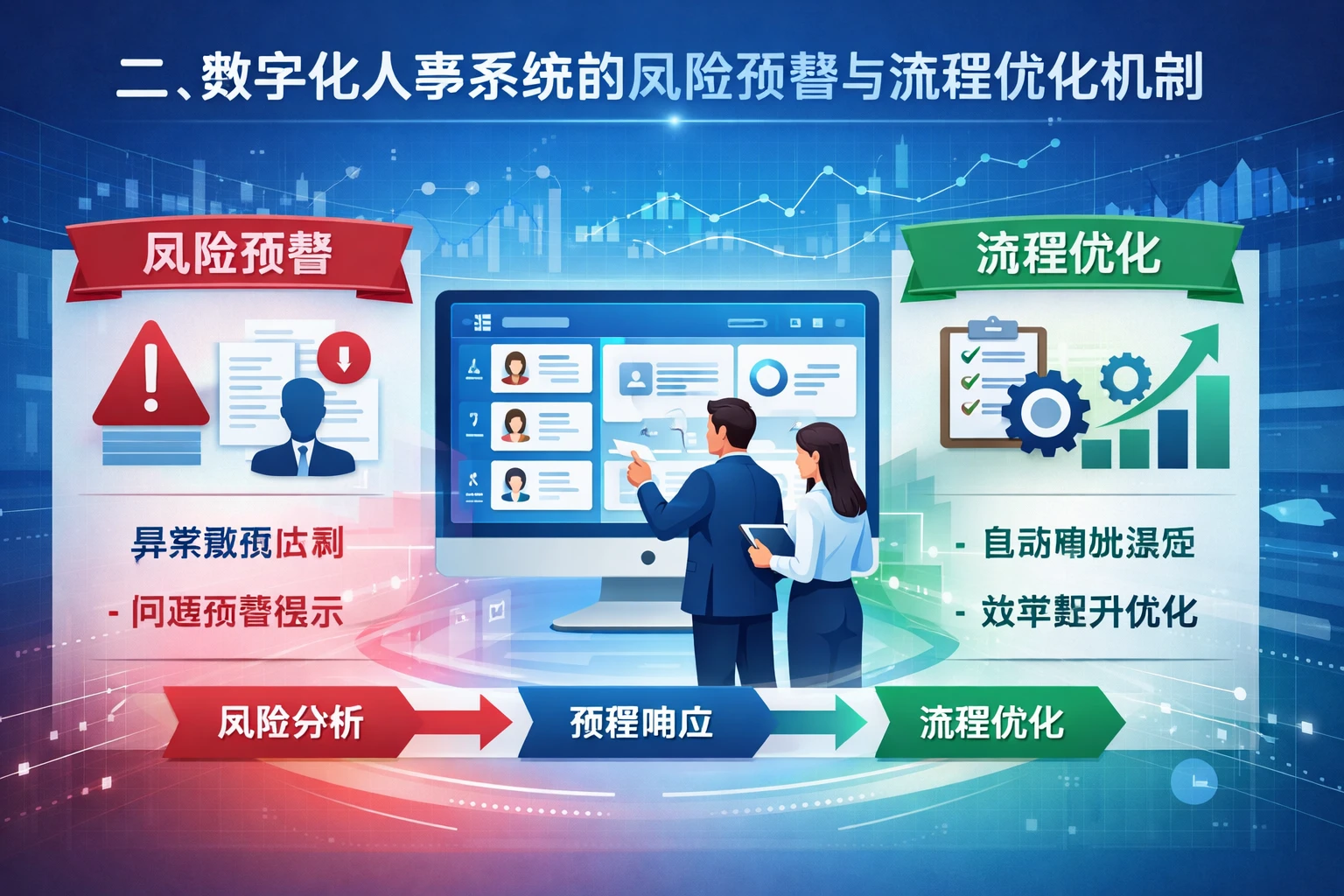 二、数字化人事系统的风险预警与流程优化机制