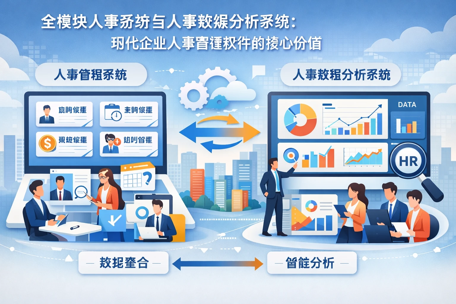 全模块人事系统与人事数据分析系统：现代企业人事管理软件的核心价值