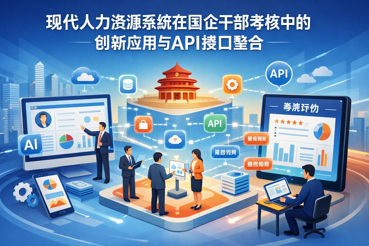 现代人力资源系统在国企干部考核中的创新应用与API接口整合