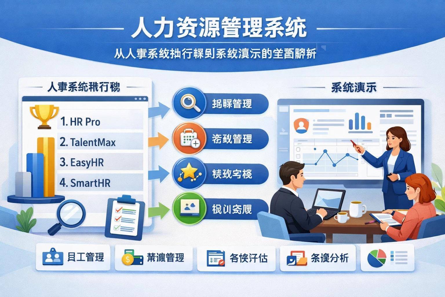 人力资源管理系统：从人事系统排行榜到系统演示的全面解析