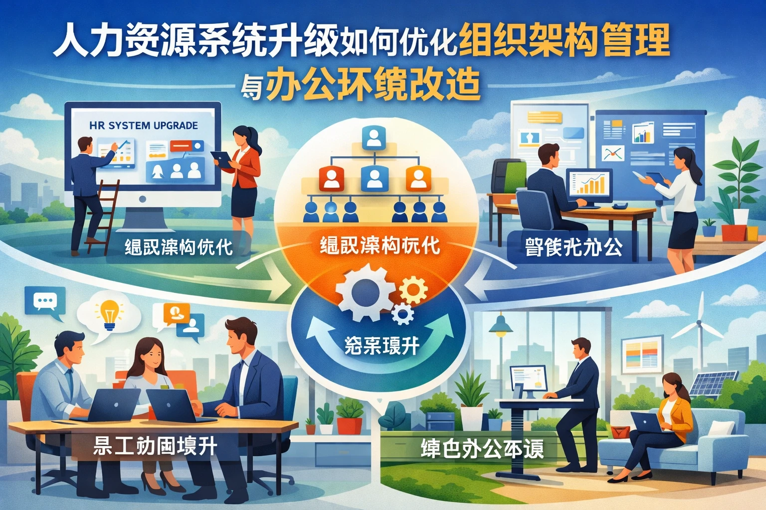 人力资源系统升级如何优化组织架构管理与办公环境改造