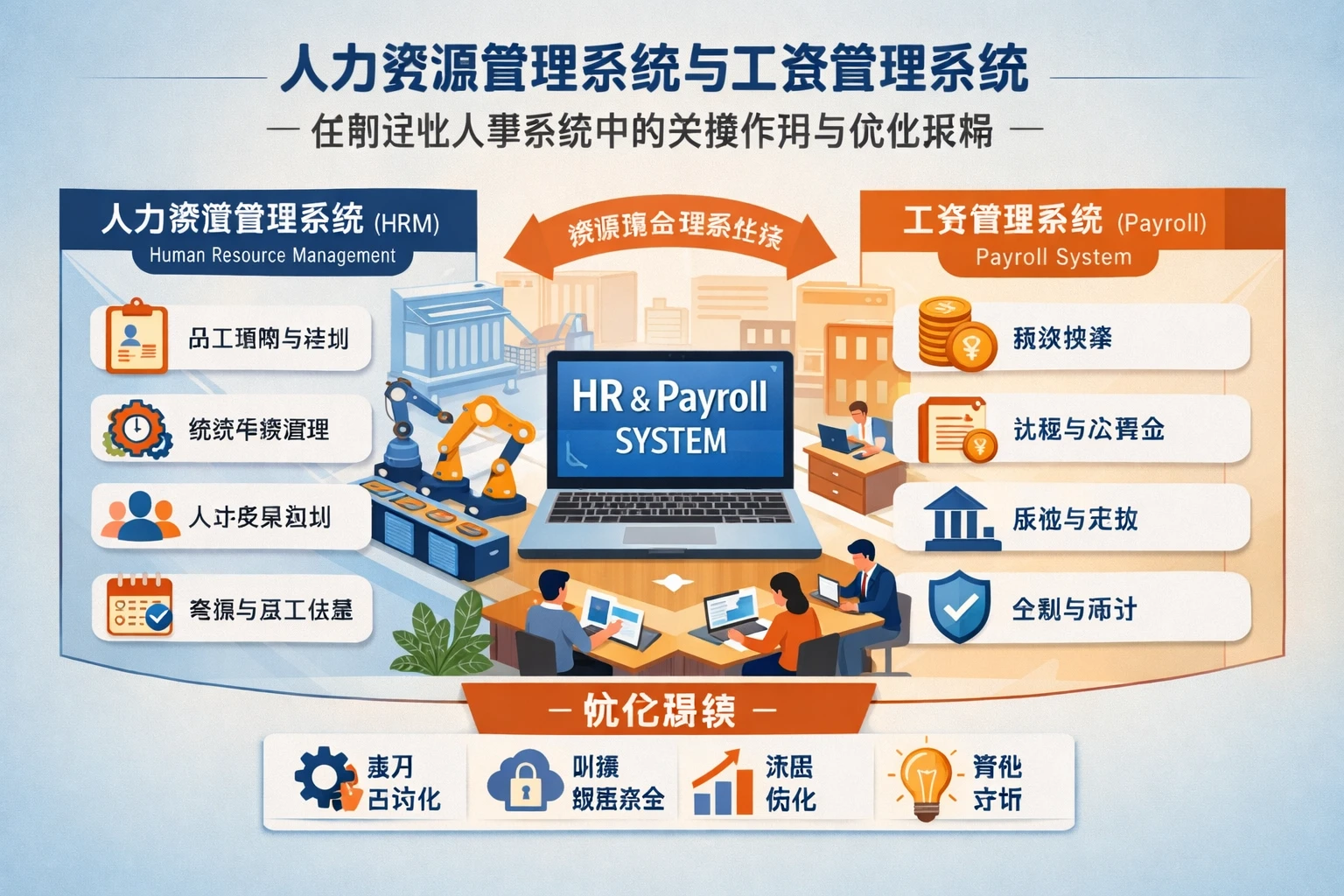 人力资源管理系统与工资管理系统在制造业人事系统中的关键作用与优化策略