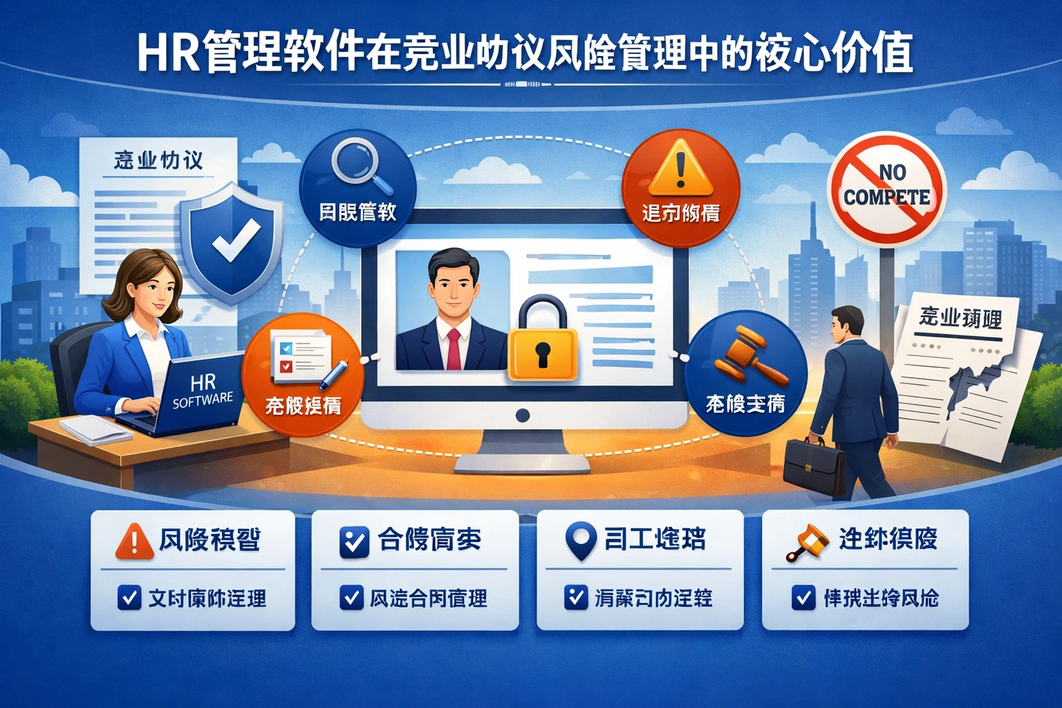 HR管理软件在竞业协议风险管理中的核心价值