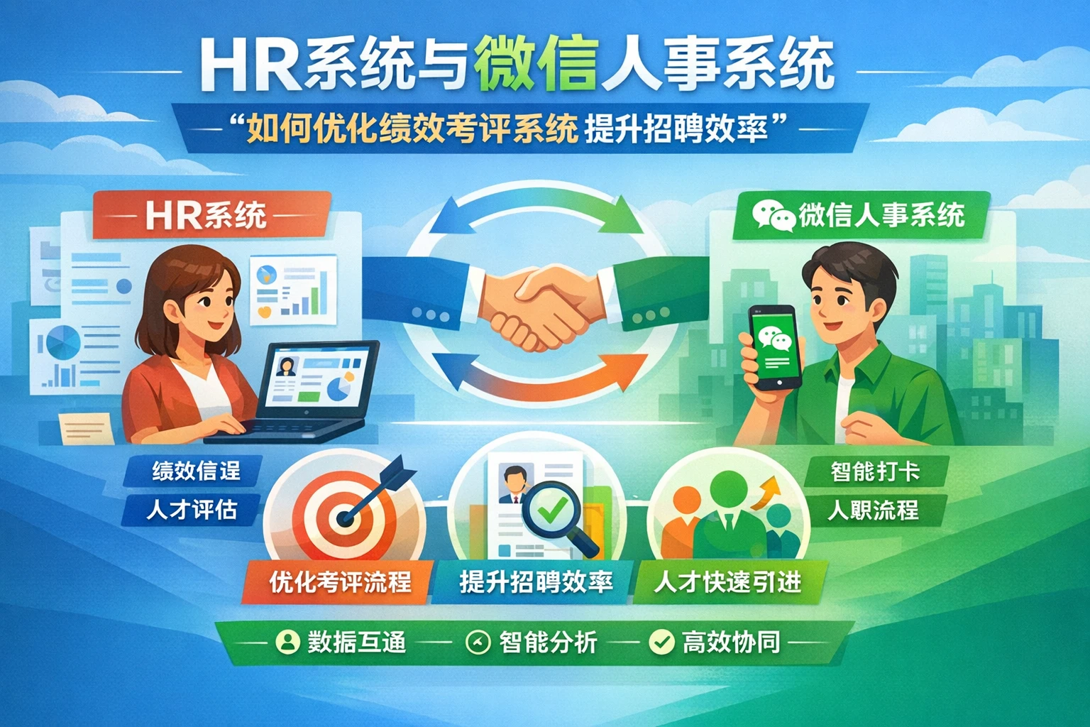 HR系统与微信人事系统如何优化绩效考评系统提升招聘效率