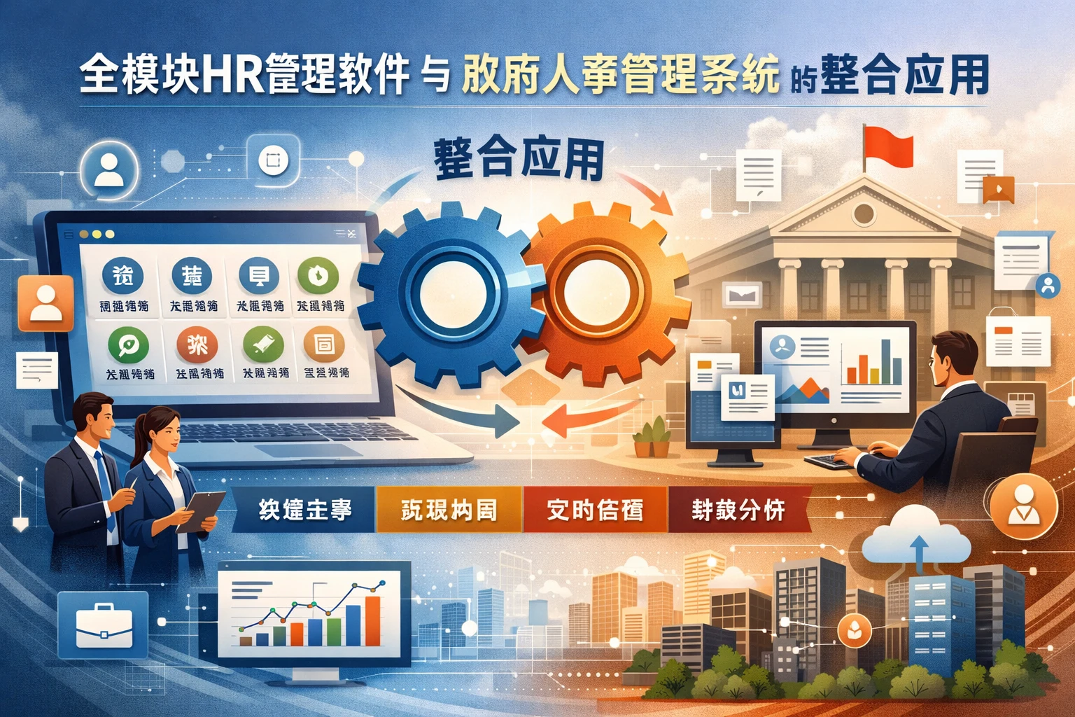 全模块HR管理软件与政府人事管理系统的整合应用