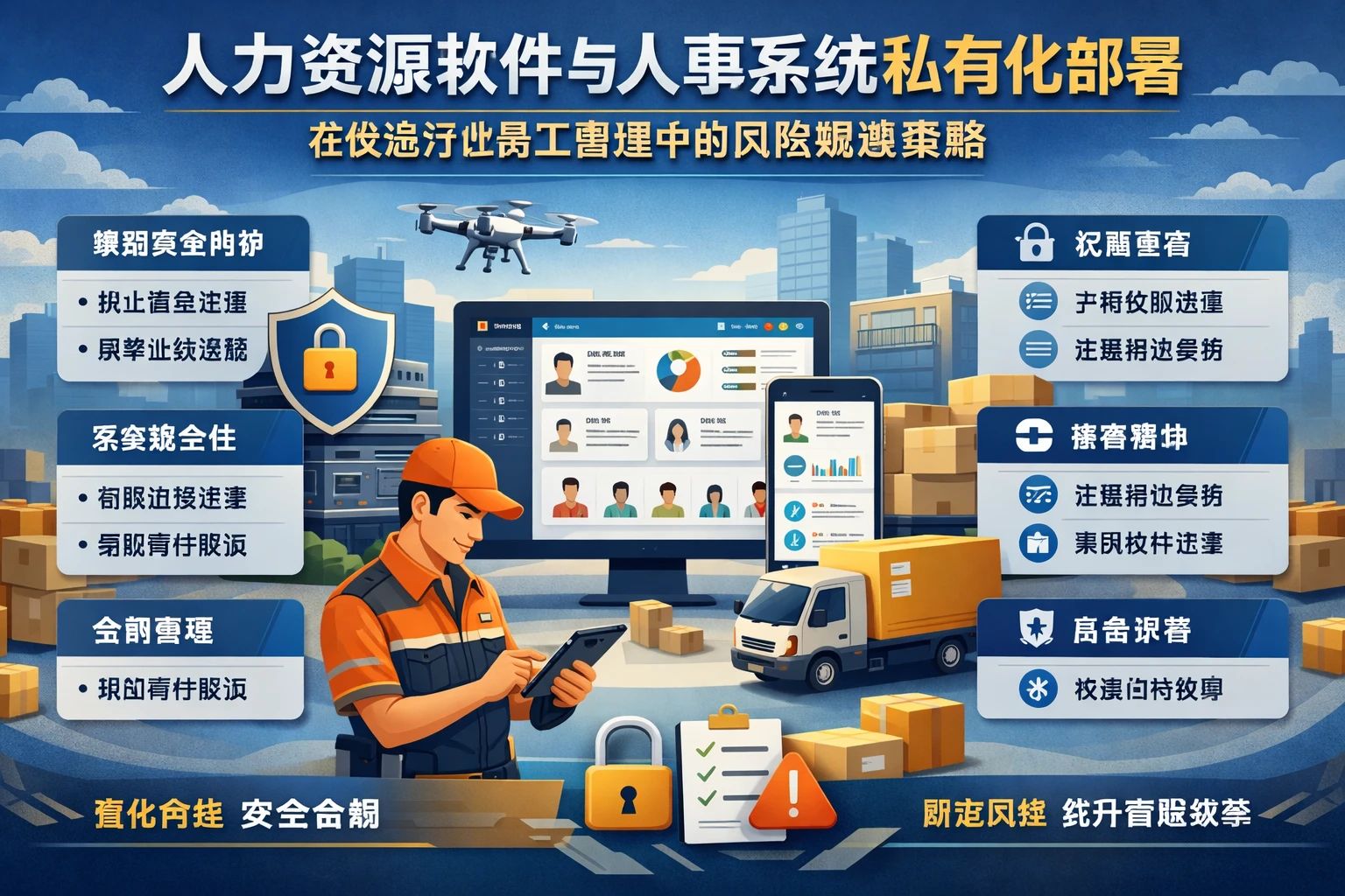 人力资源软件与人事系统私有化部署在快递行业员工管理中的风险规避策略