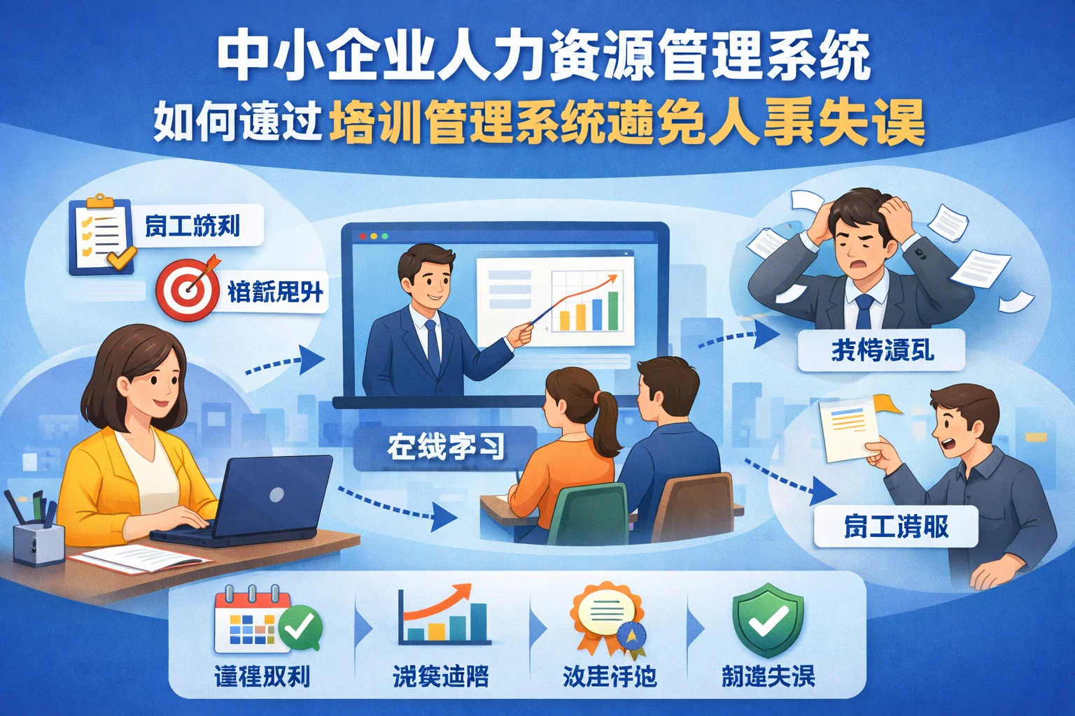 中小企业人力资源管理系统如何通过培训管理系统避免人事失误