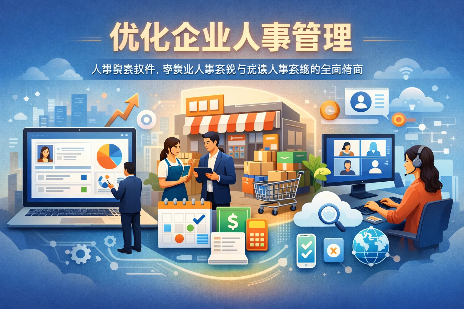 优化企业人事管理：人事管理软件、零售业人事系统与在线人事系统的全面指南