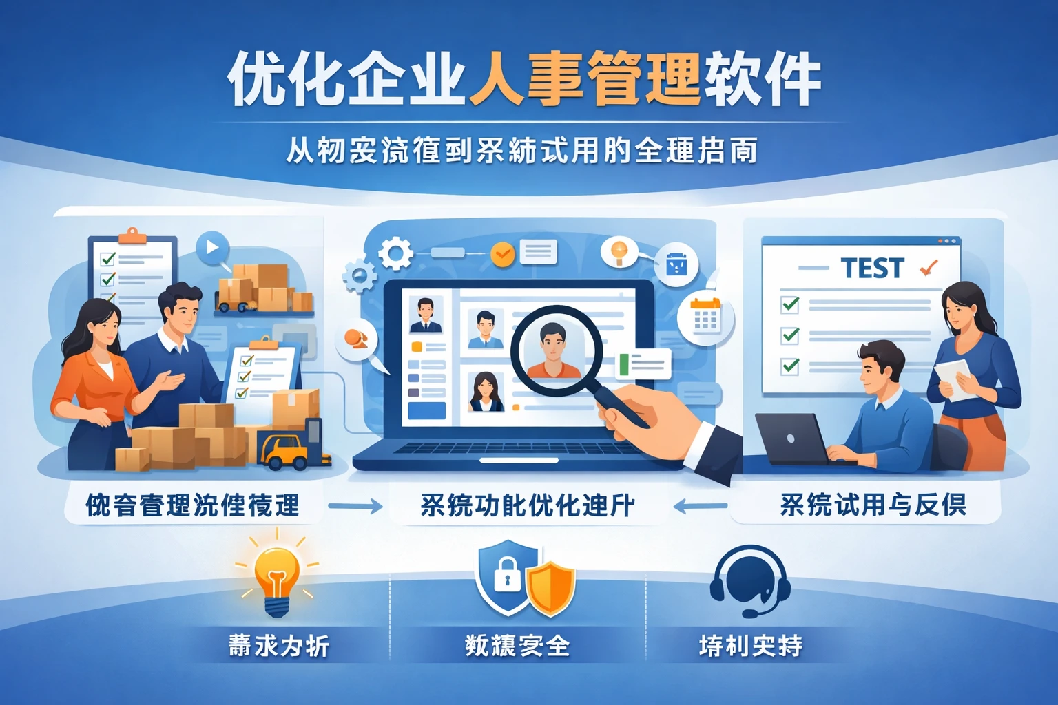 优化企业人事管理软件：从物资流程到系统试用的全面指南