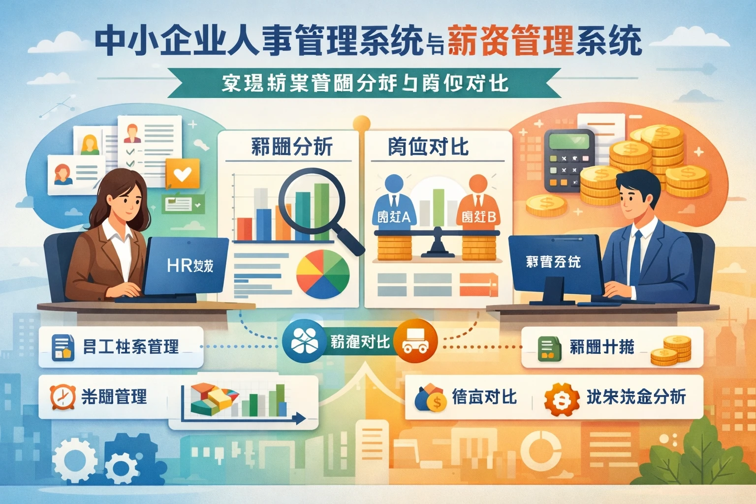 中小企业人事管理系统与薪资管理系统：实现精准薪酬分析与岗位对比