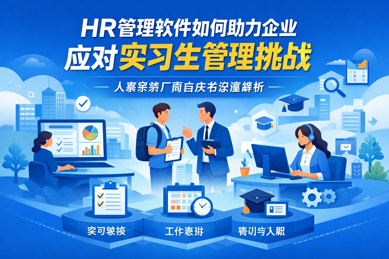 HR管理软件如何助力企业应对实习生管理挑战 - 人事系统厂商白皮书深度解析