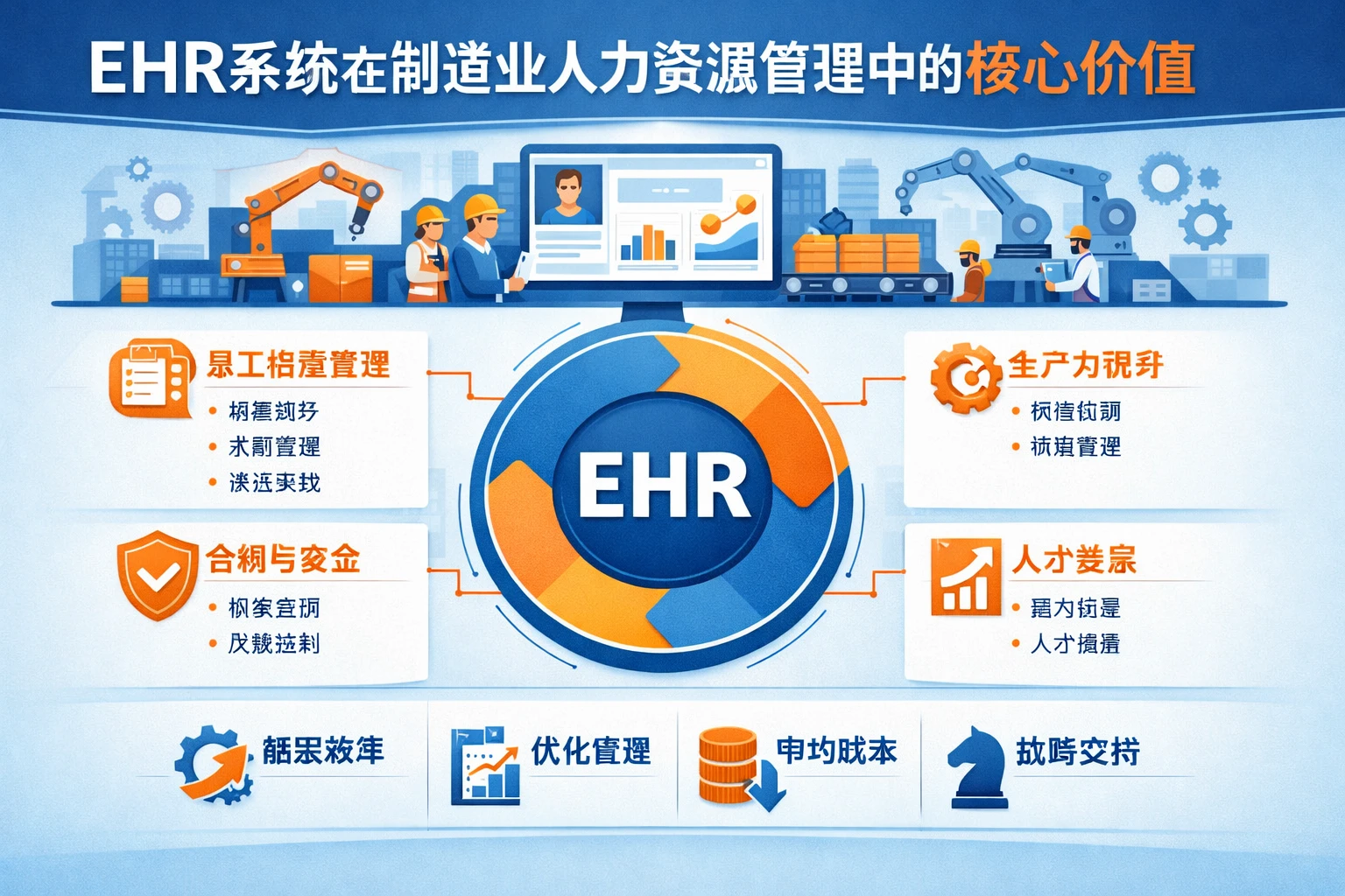 EHR系统在制造业人力资源管理中的核心价值