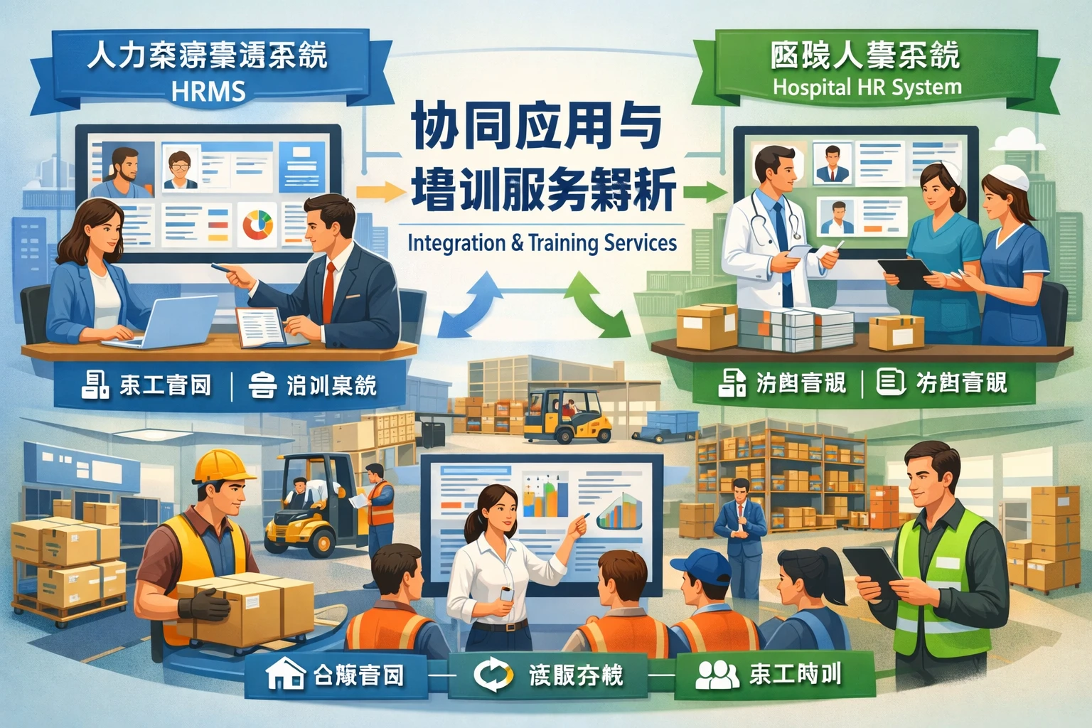 人力资源管理系统与医院人事系统在电商仓库管理中的协同应用及培训服务解析
