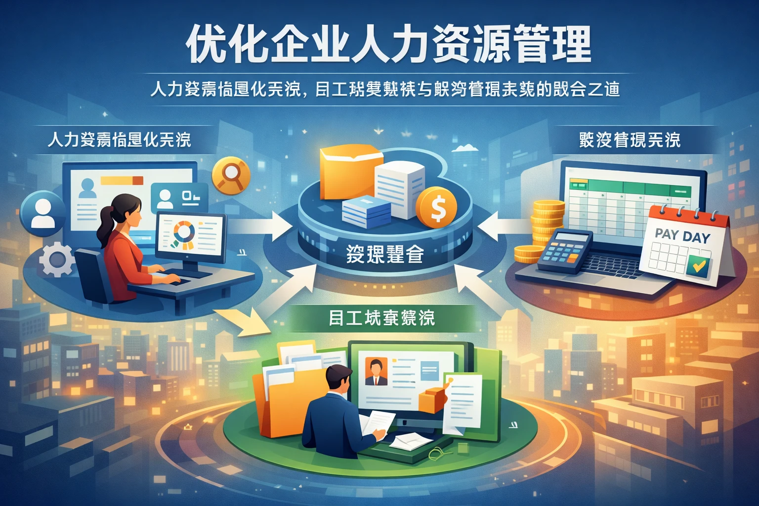 优化企业人力资源管理：人力资源信息化系统、员工档案系统与薪资管理系统的整合之道