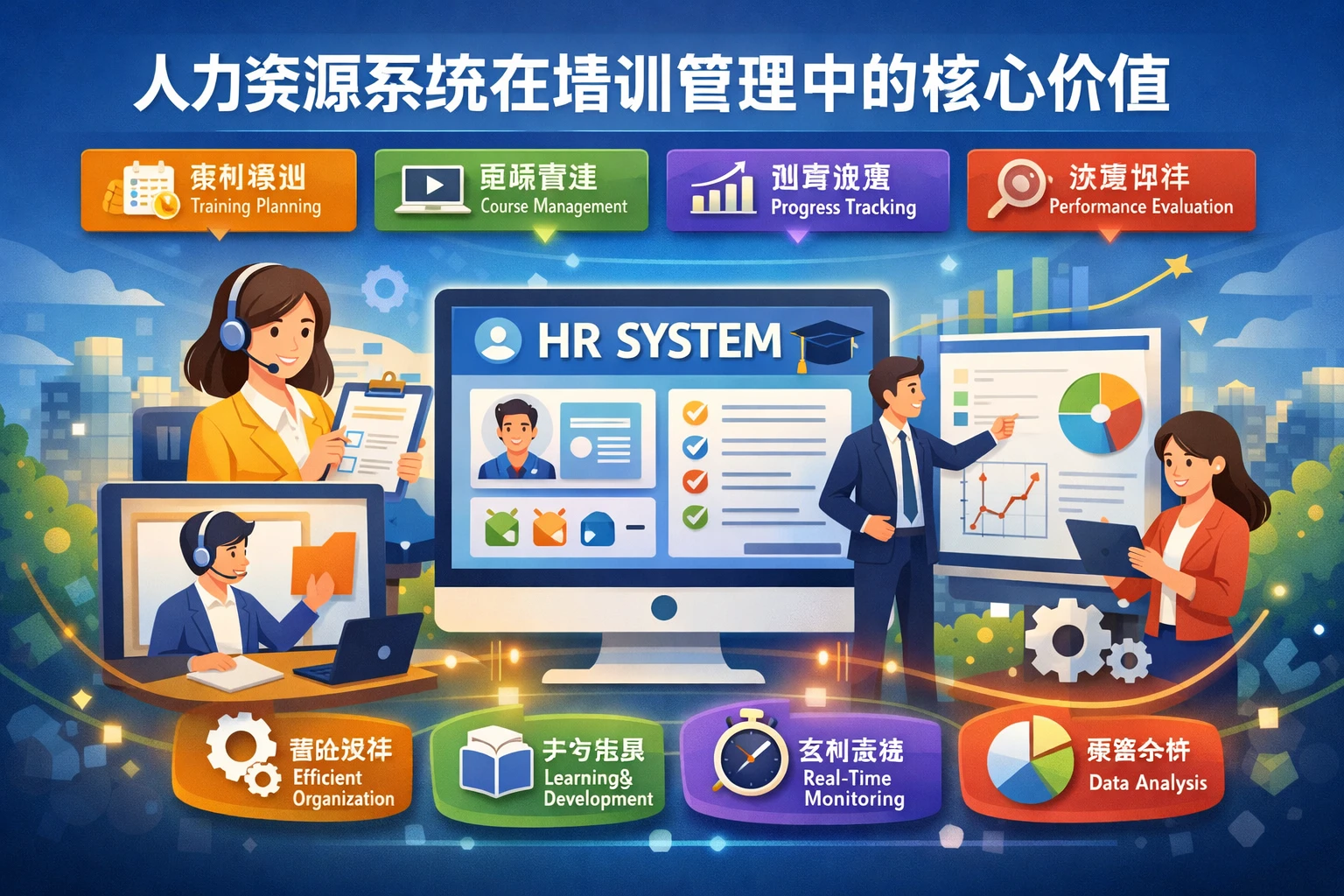 人力资源系统在培训管理中的核心价值