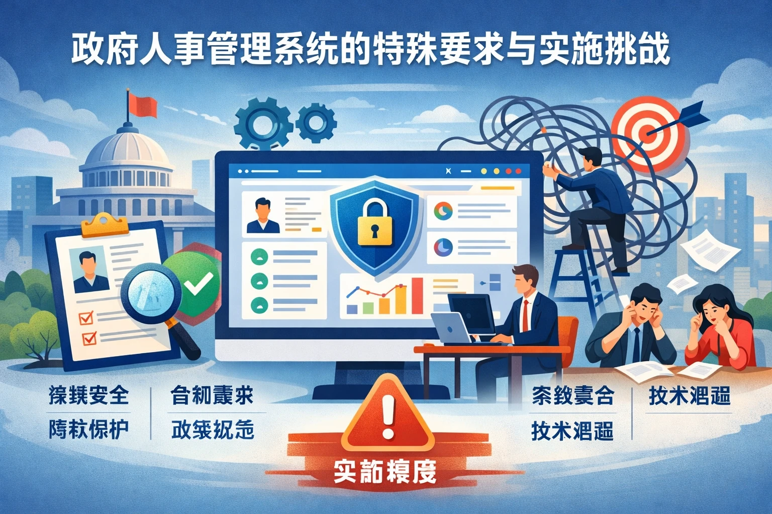 政府人事管理系统的特殊要求与实施挑战