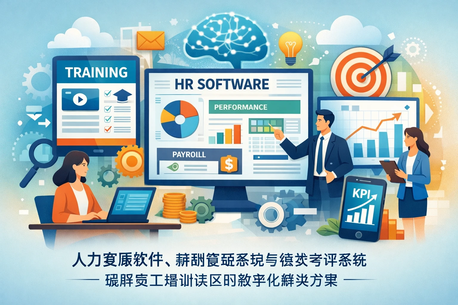 人力资源软件、薪酬管理系统与绩效考评系统：破解员工培训误区的数字化解决方案