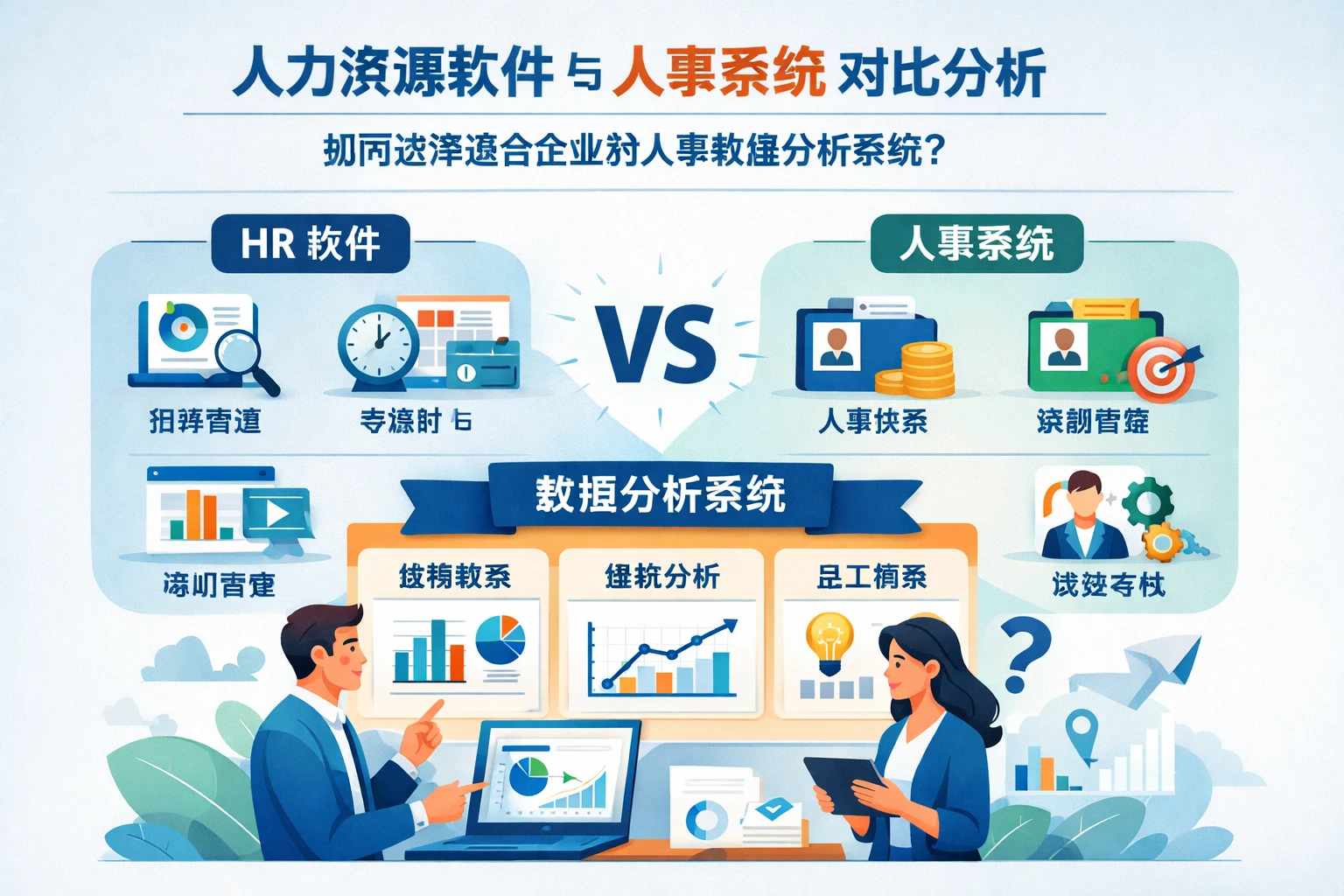 人力资源软件与人事系统对比分析：如何选择适合企业的人事数据分析系统