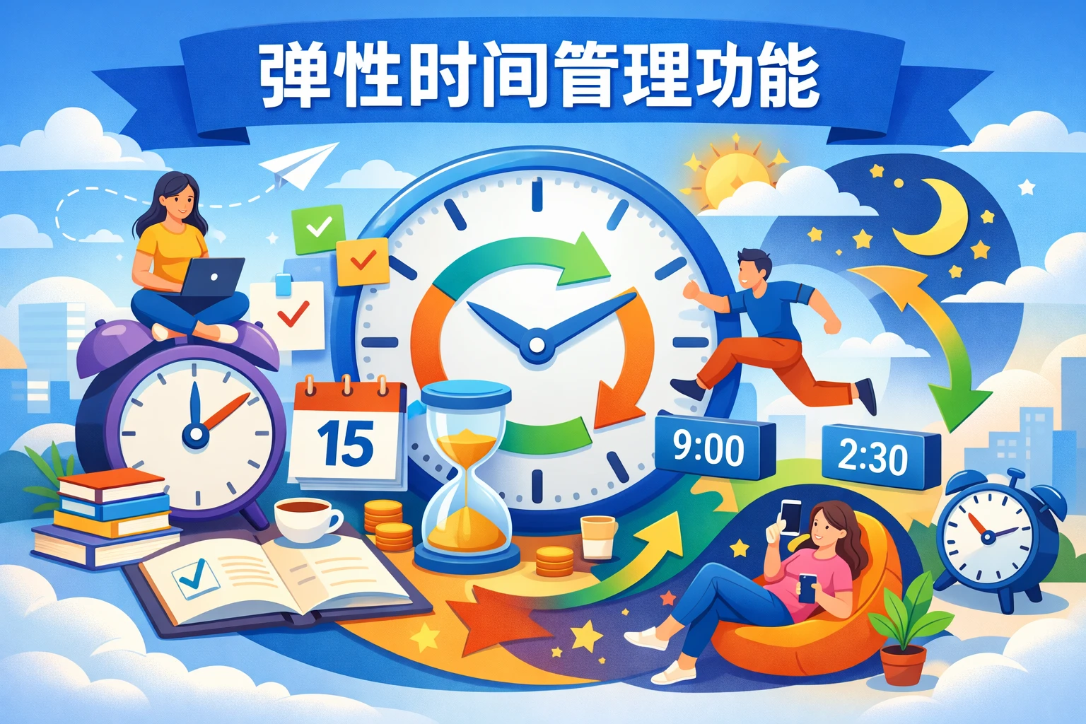 弹性时间管理功能