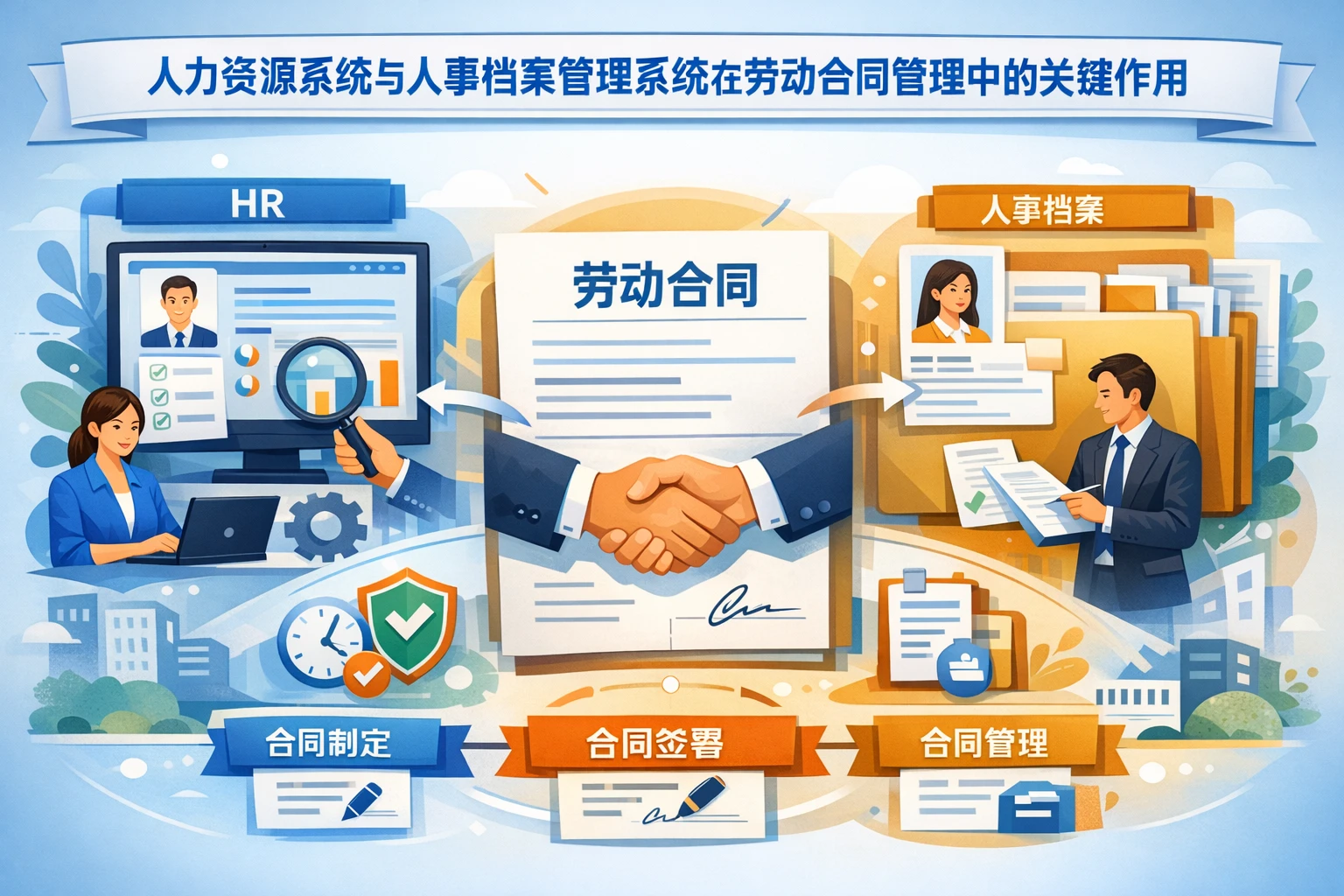 人力资源系统与人事档案管理系统在劳动合同管理中的关键作用