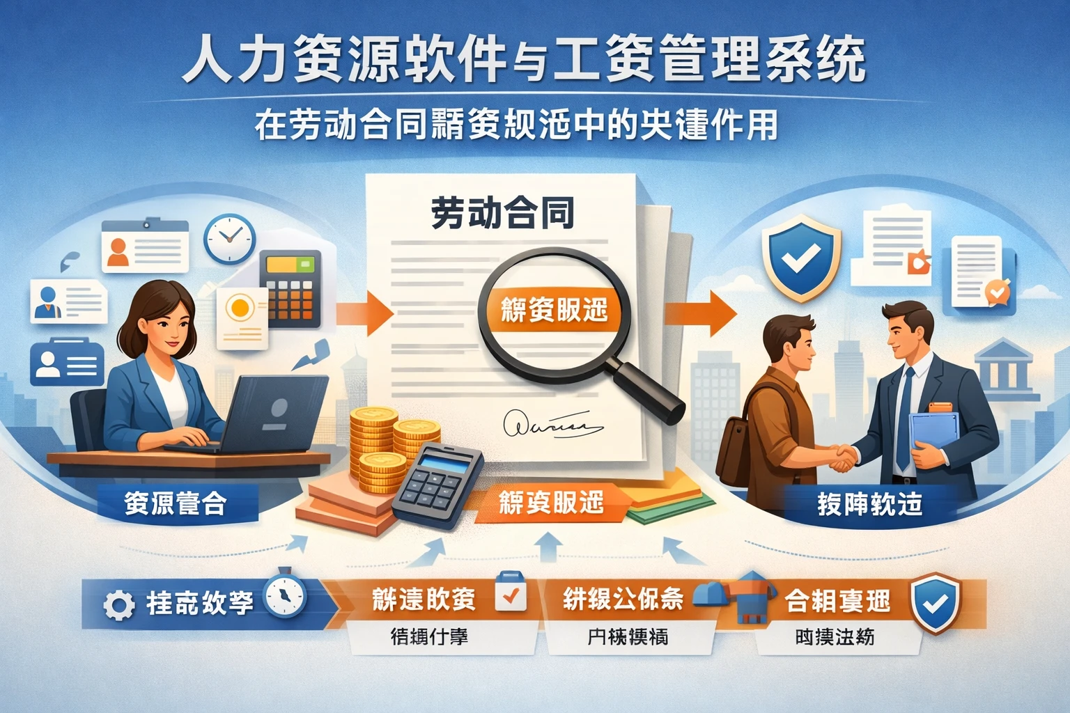 人力资源软件与工资管理系统在劳动合同薪资规范中的关键作用