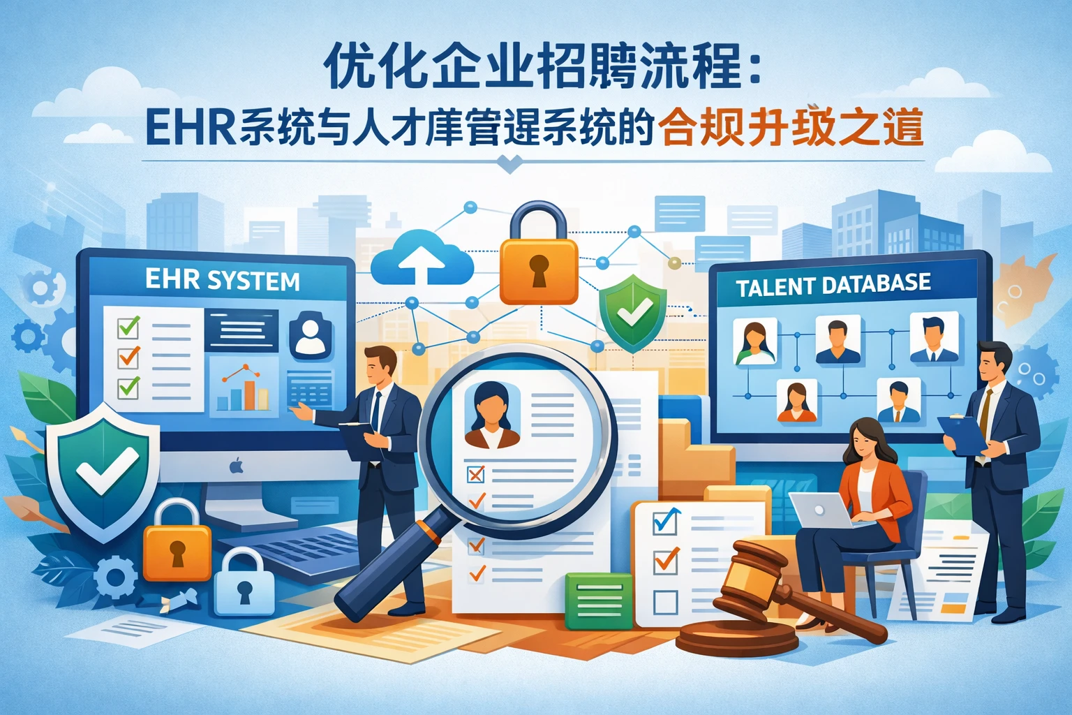 优化企业招聘流程:EHR系统与人才库管理系统的合规升级之道