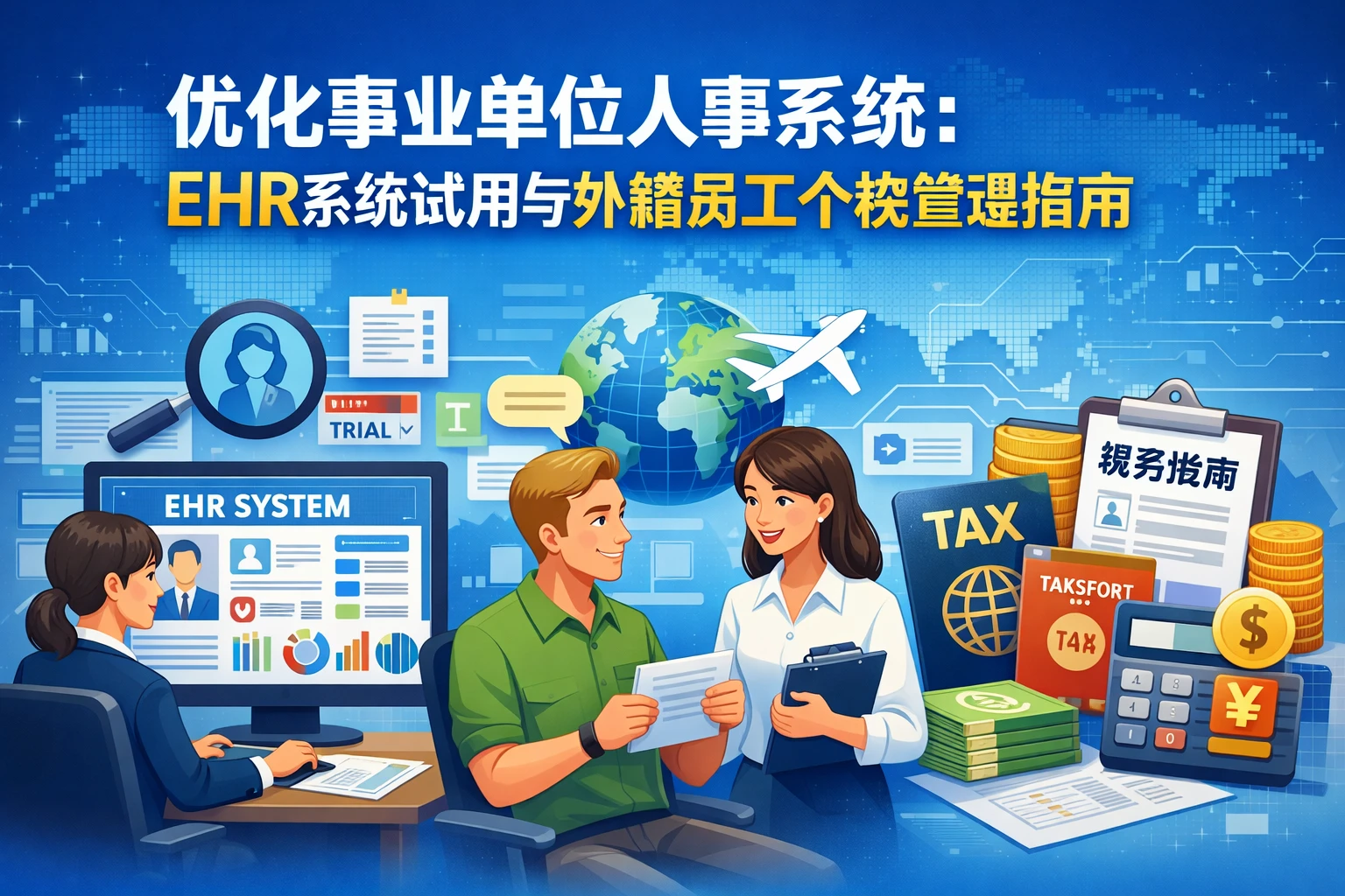 优化事业单位人事系统：EHR系统试用与外籍员工个税管理指南
