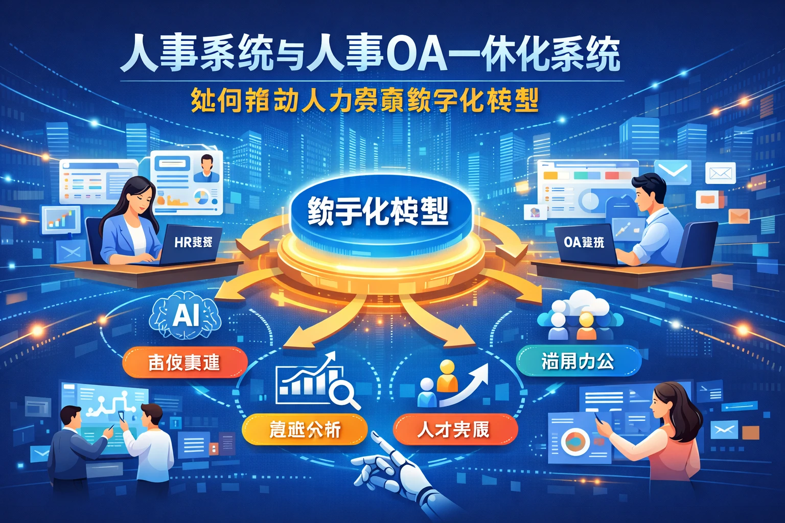 人事系统与人事OA一体化系统如何推动人力资源数字化转型