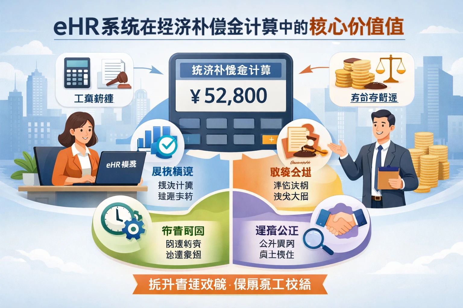eHR系统在经济补偿金计算中的核心价值