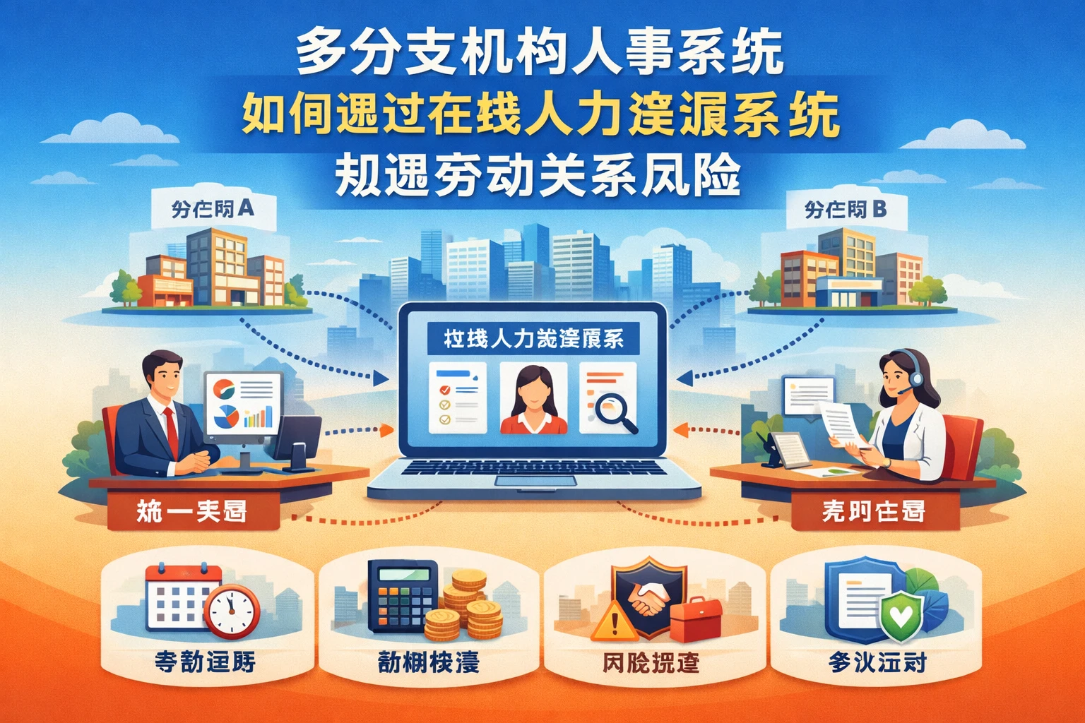 多分支机构人事系统如何通过在线人力资源系统规避劳动关系风险