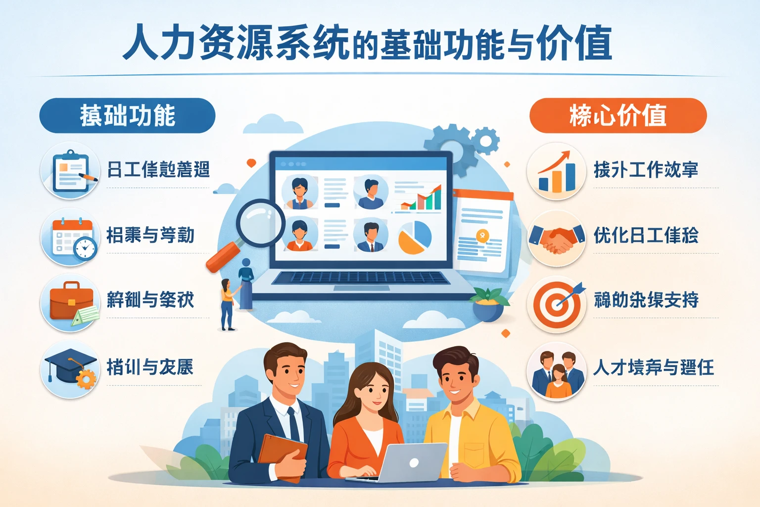 人力资源系统的基础功能与价值