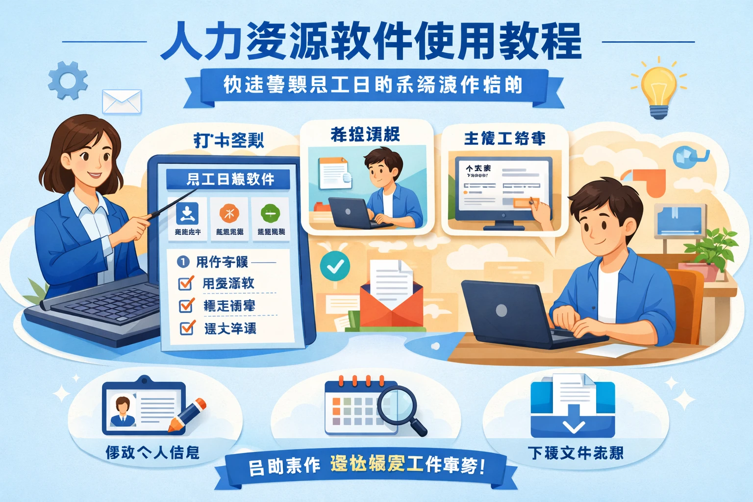 人力资源软件使用教程：快速掌握员工自助系统操作指南