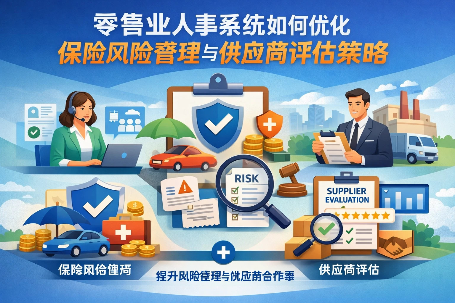 零售业人事系统如何优化保险风险管理与供应商评估策略