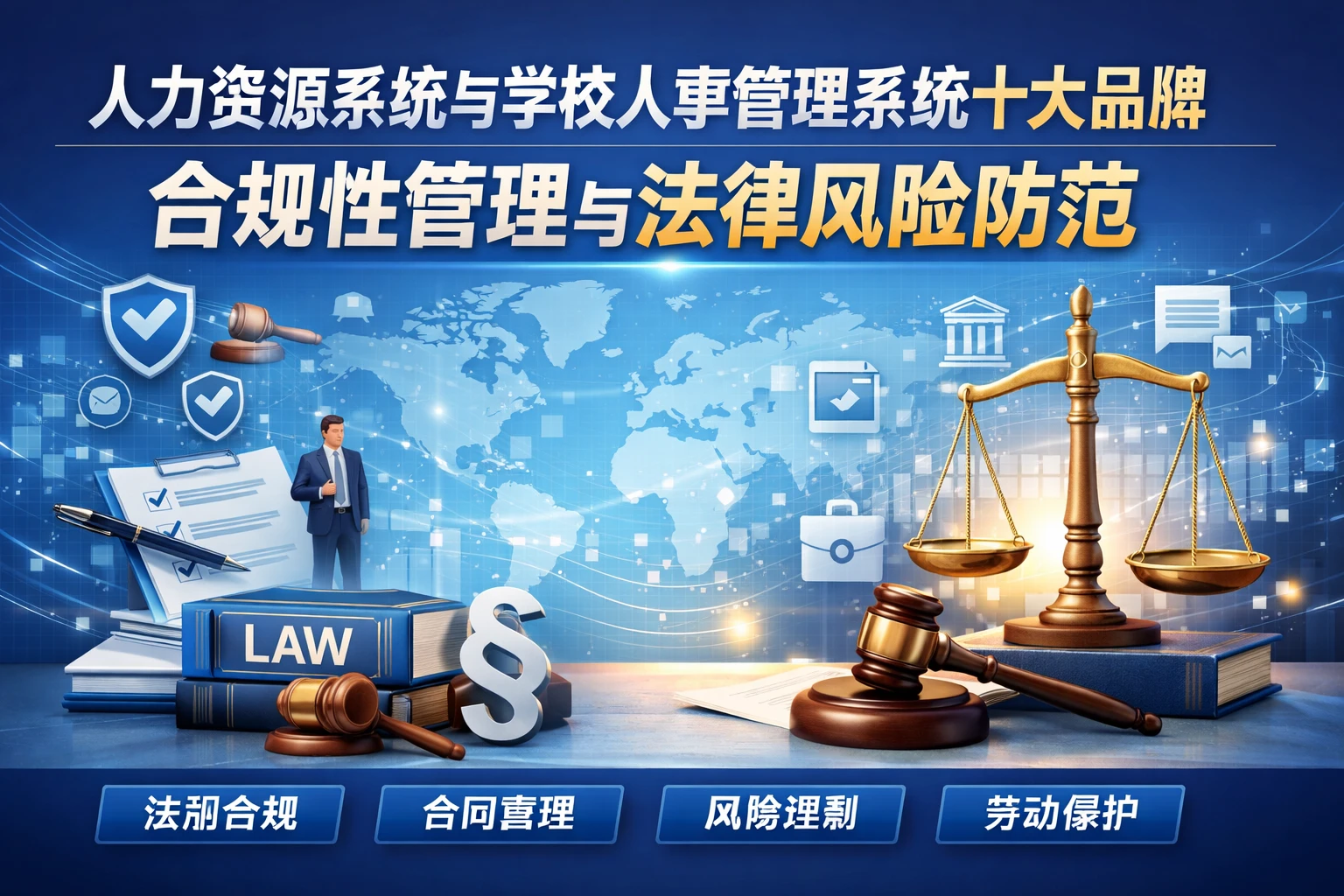 人力资源系统与学校人事管理系统十大品牌：合规性管理与法律风险防范