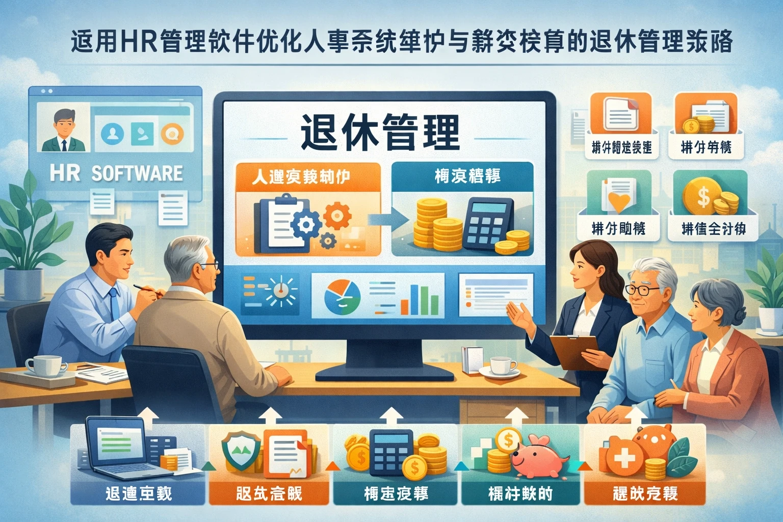 运用HR管理软件优化人事系统维护与薪资核算的退休管理策略