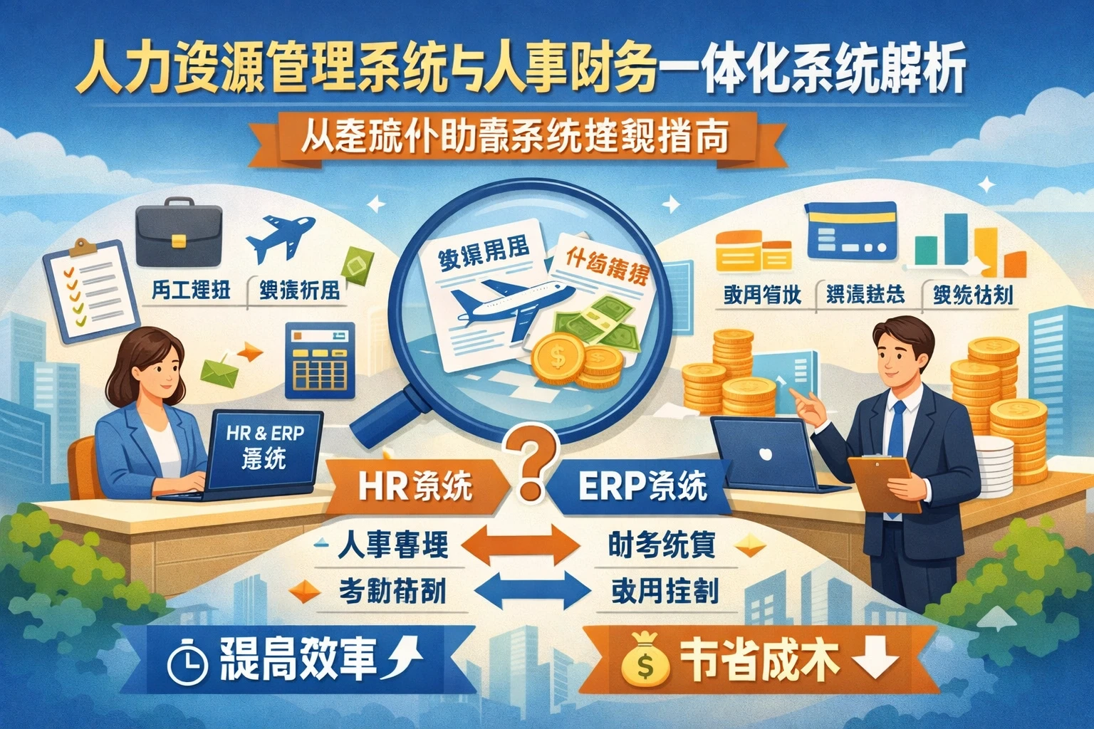 人力资源管理系统与人事财务一体化系统解析：从差旅补助看系统选型指南