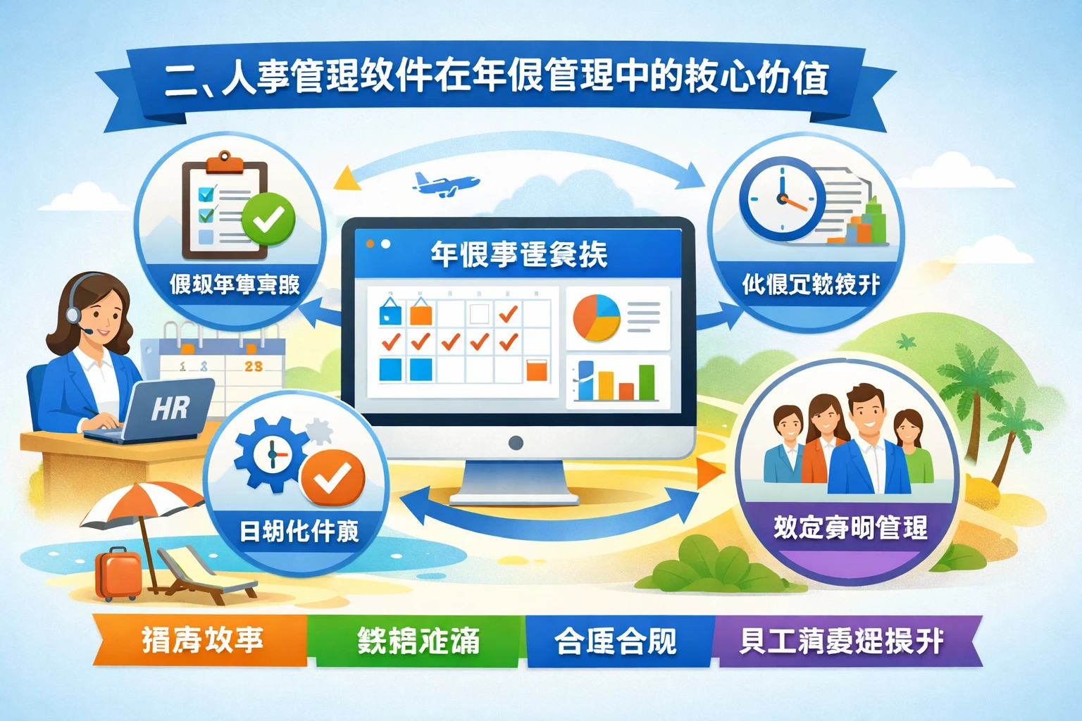 二、人事管理软件在年假管理中的核心价值