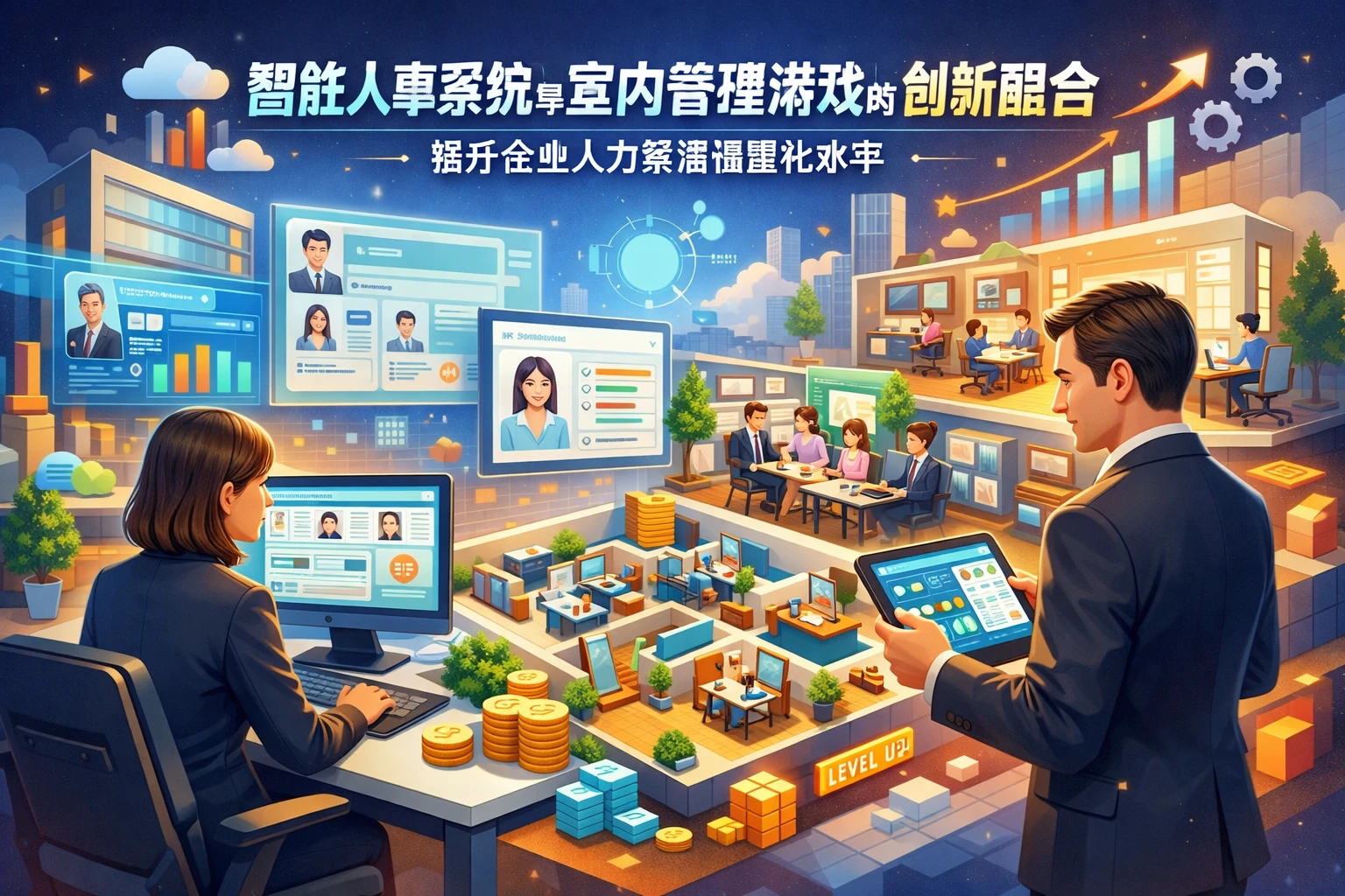 智能人事系统与室内管理游戏的创新融合:提升企业人力资源信息化水平