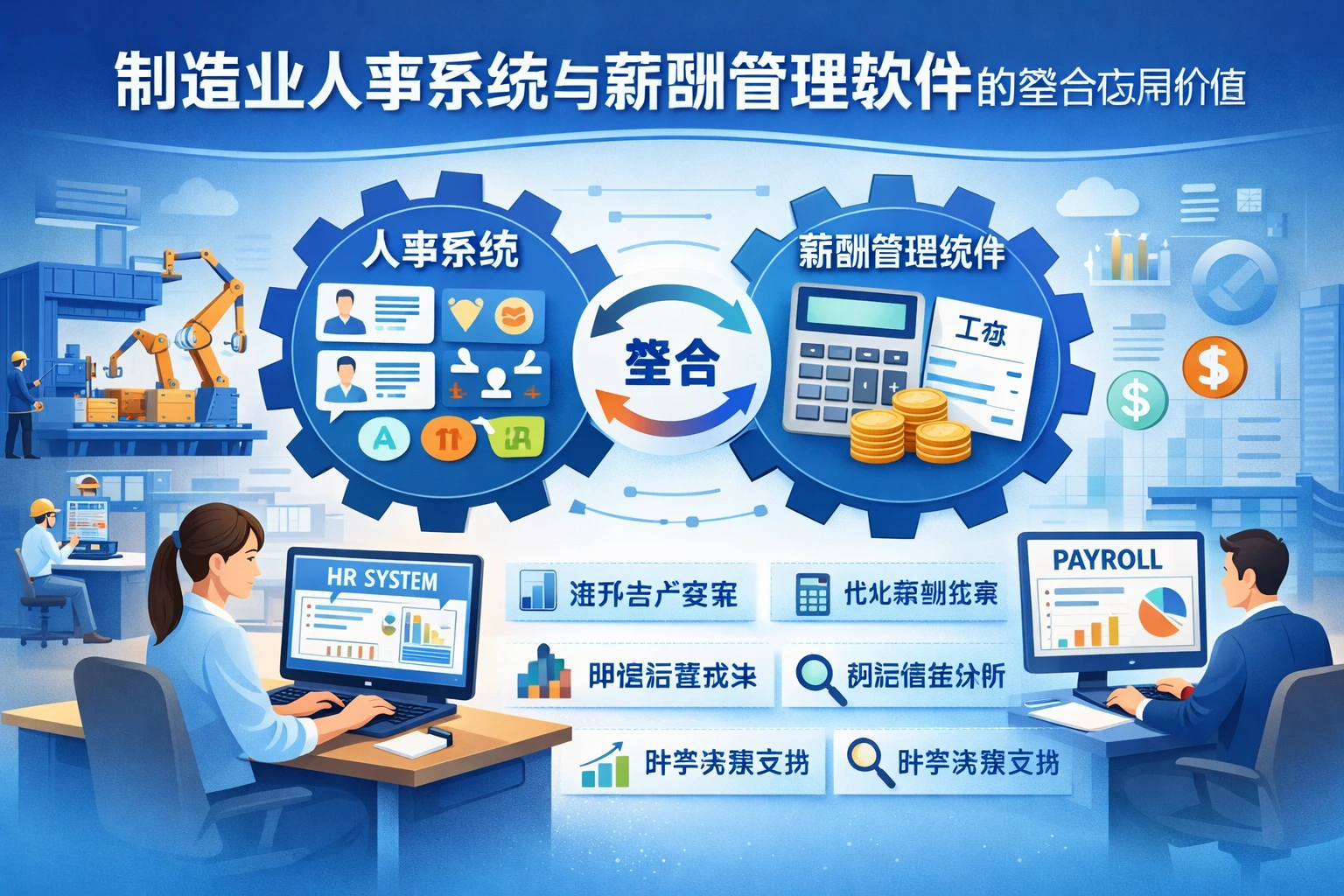 制造业人事系统与薪酬管理软件的整合应用价值