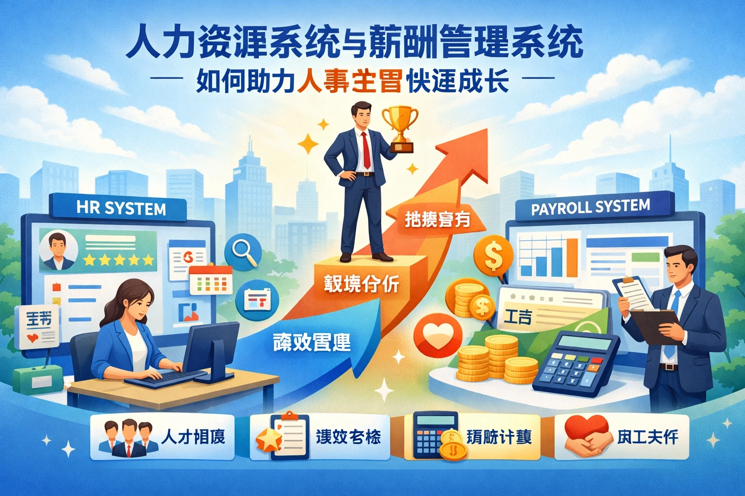 人力资源系统与薪酬管理系统如何助力人事主管快速成长