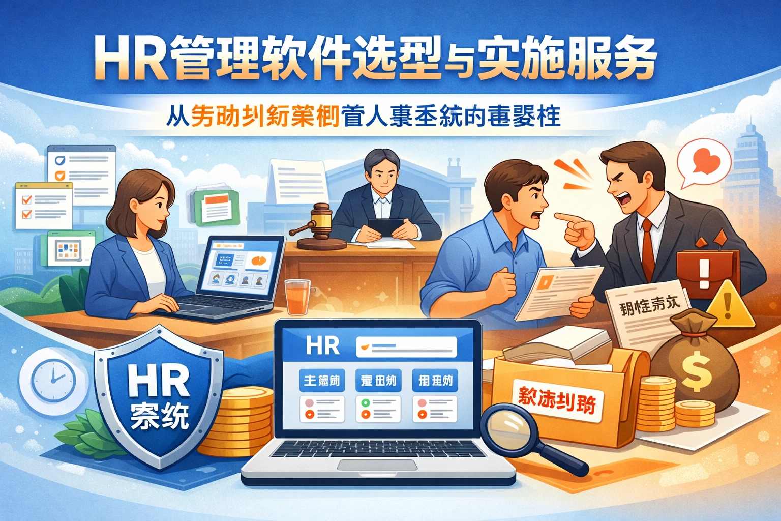 HR管理软件选型与实施服务：从劳动纠纷案例看人事系统的重要性