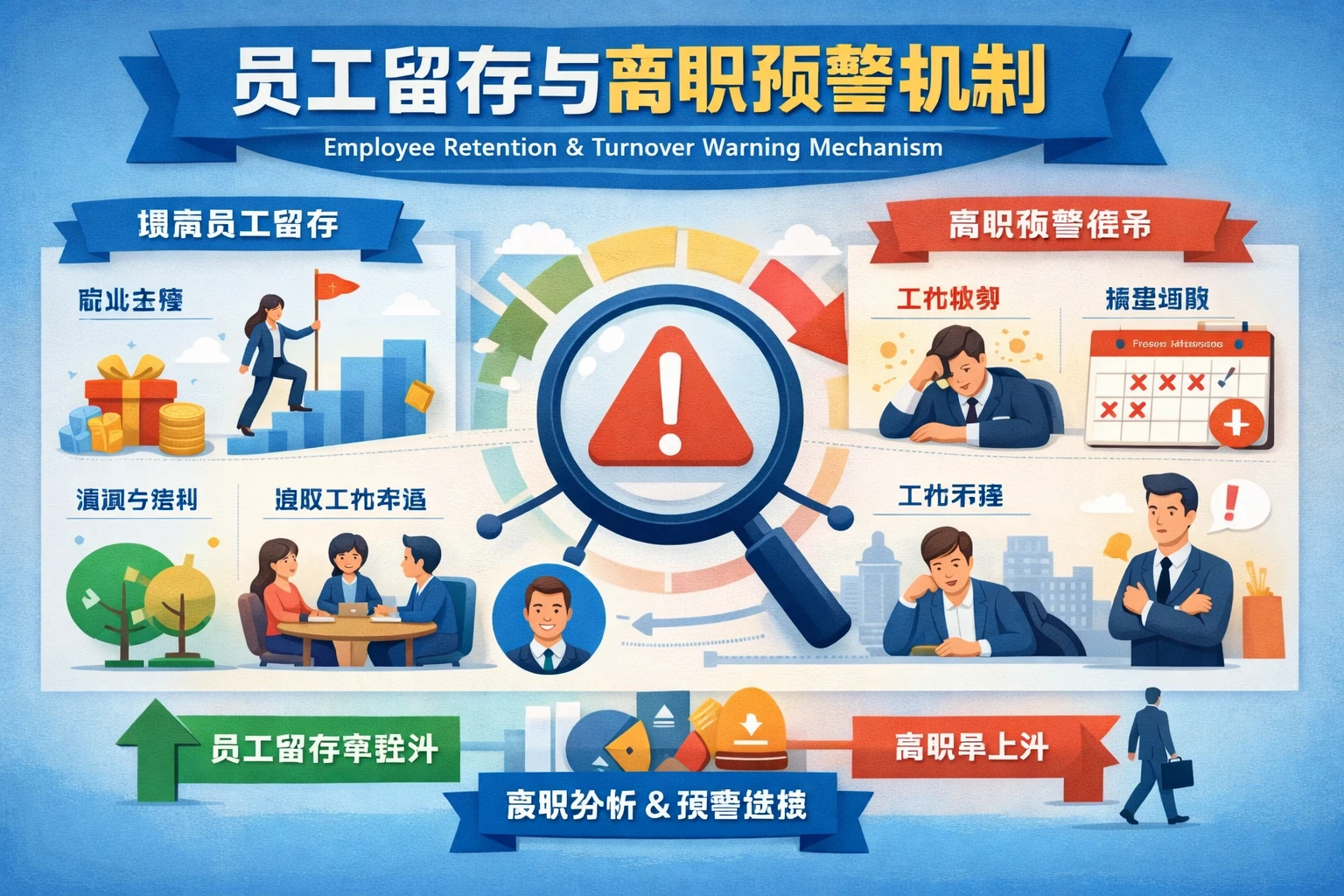员工留存与离职预警机制