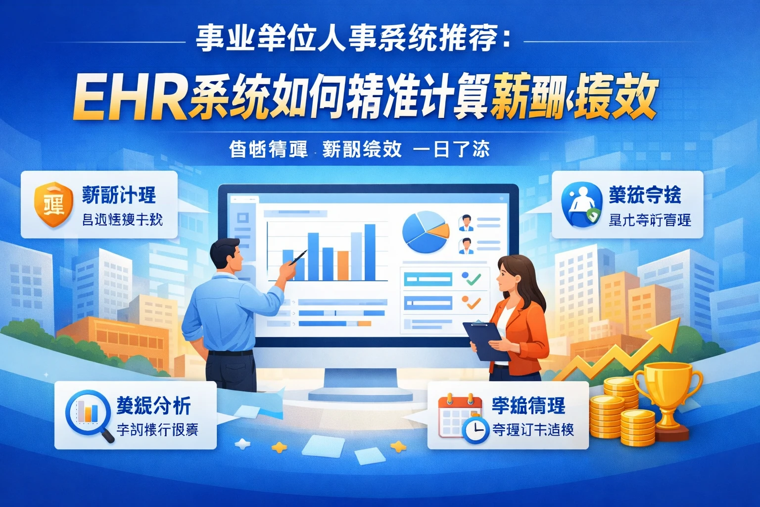 事业单位人事系统推荐:EHR系统如何精准计算薪酬与绩效