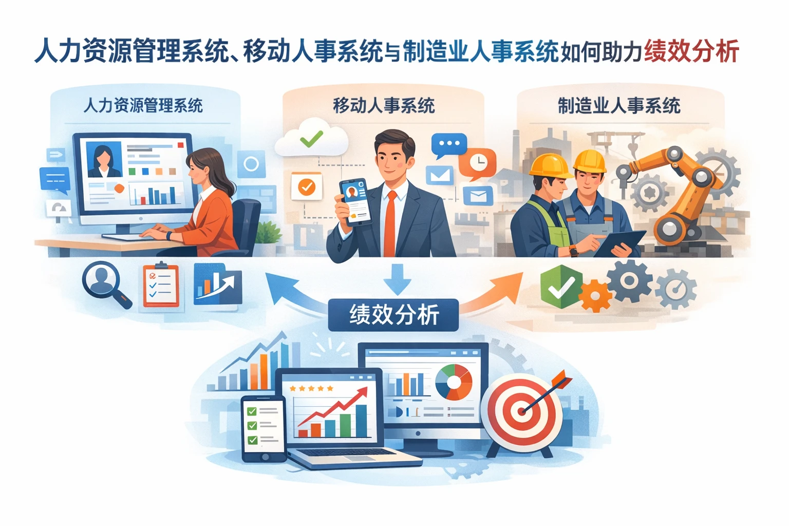 人力资源管理系统、移动人事系统与制造业人事系统如何助力绩效分析